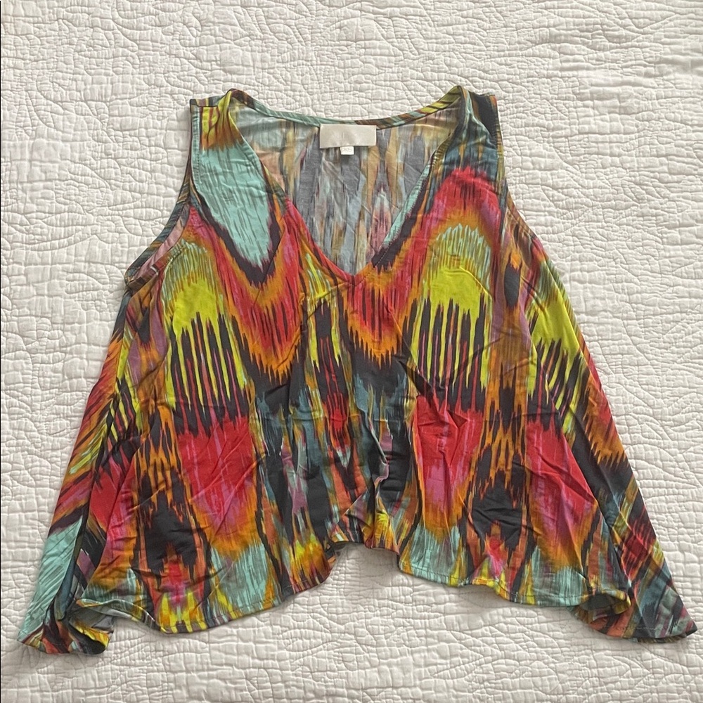 Colorful Sleeveless Women's Top